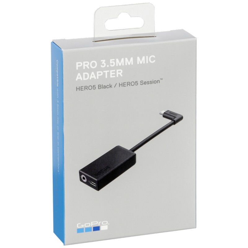 GoPro Pro 3.5mm Mic Adapter for HERO5 Black/HERO5 Session