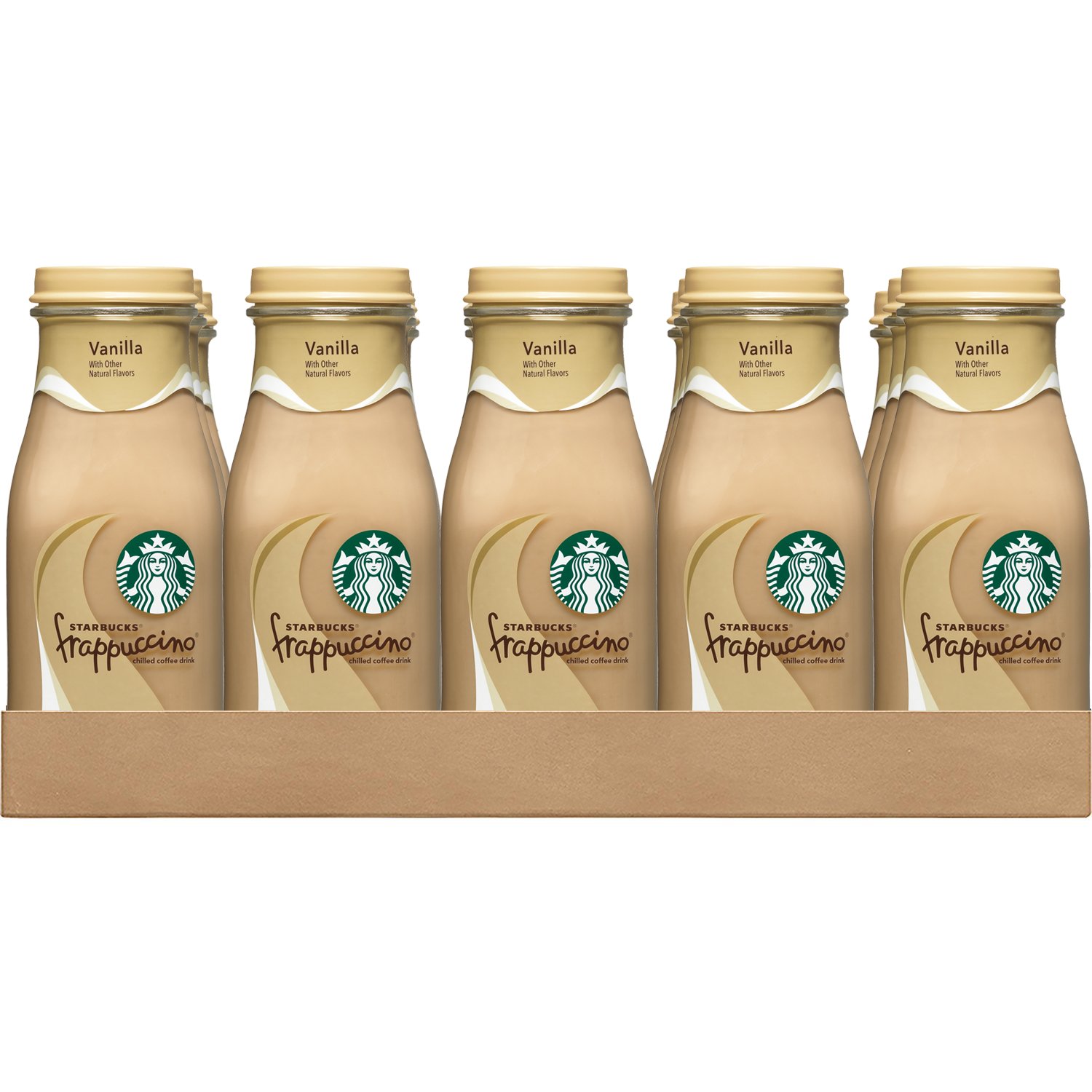 15Count of 9.5oz Starbucks Frappuccino Coffee Drink (Vanilla