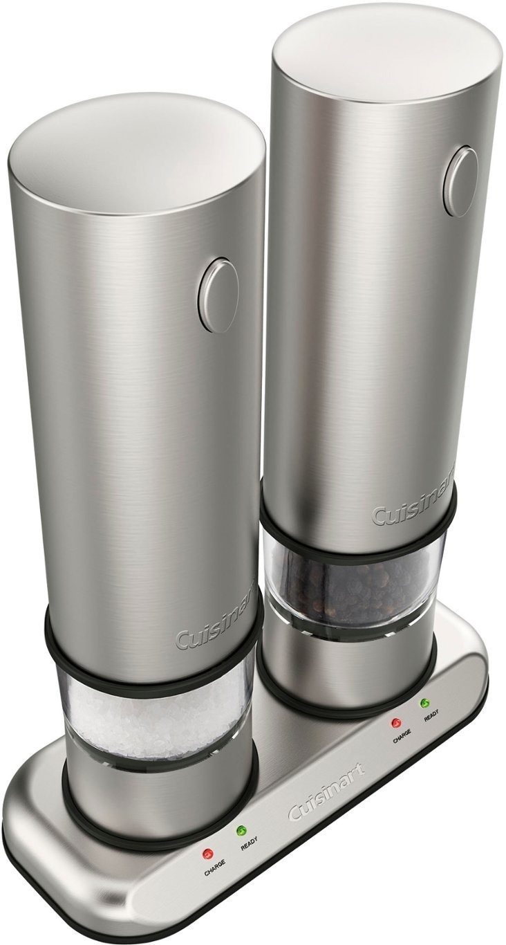 Cuisinart Rechargeable Electric Salt & Pepper Mill Set (Brushed