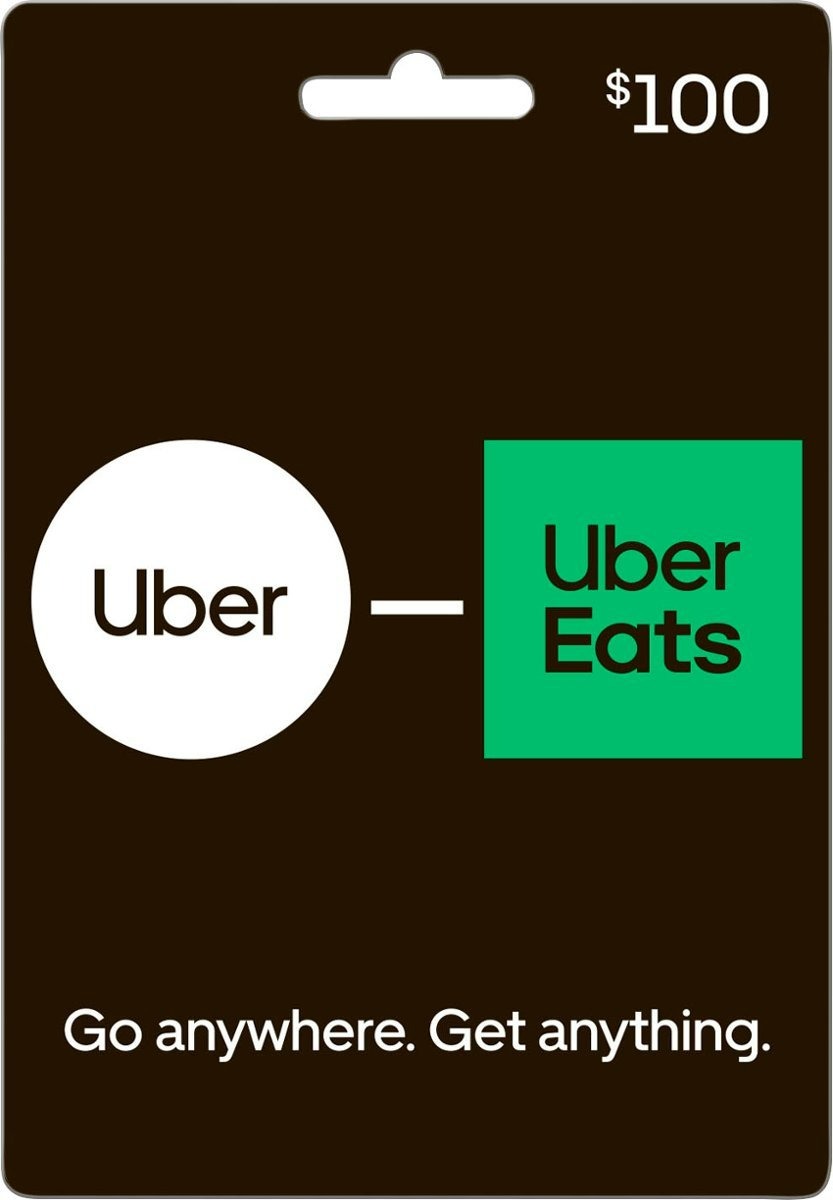 100 Uber/UberEats gift card, 90, Best Buy 90