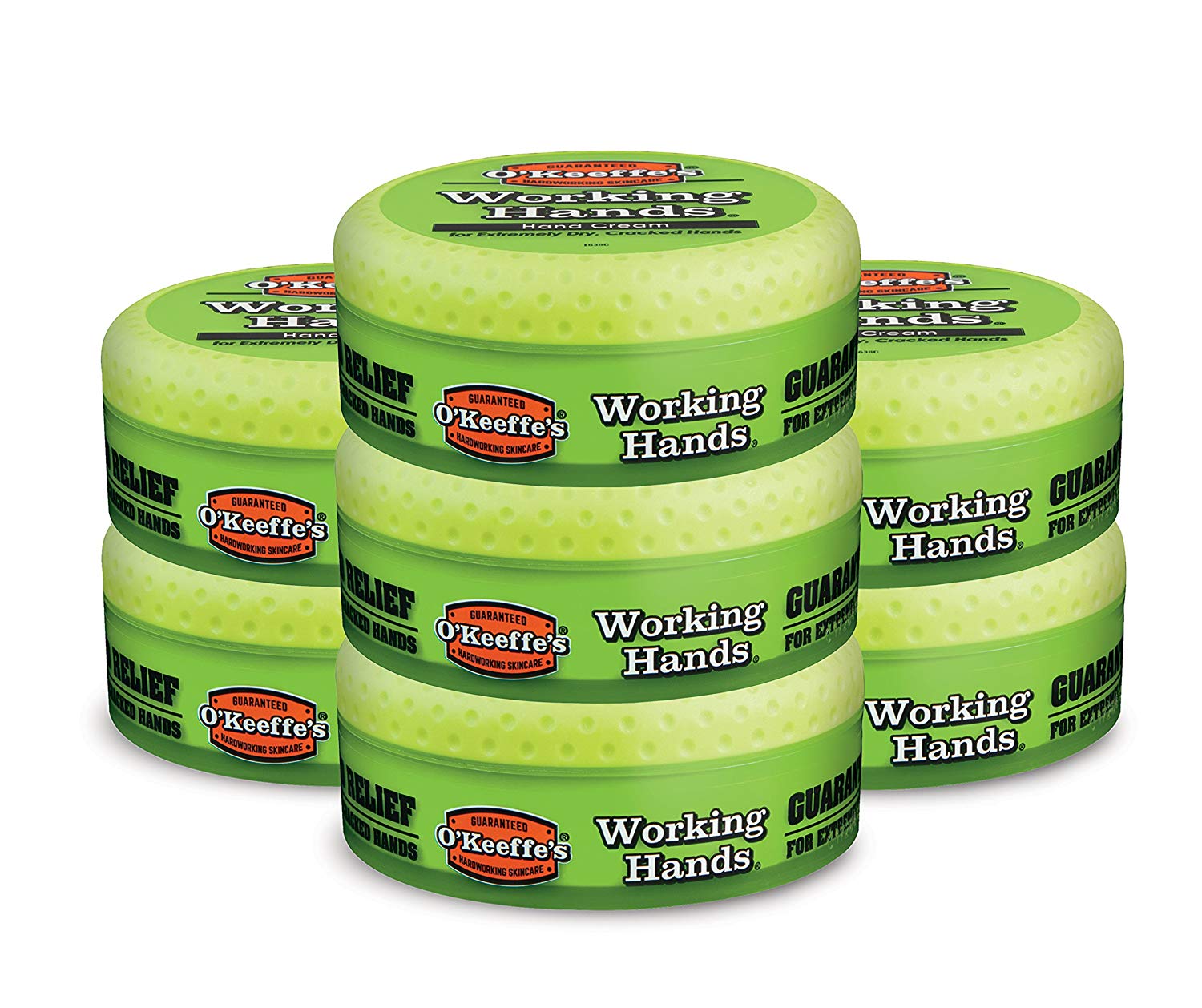 O'Keeffe's Working Hands Hand Cream, 3.4 ounce Jar, (Pack of 7) 19.46