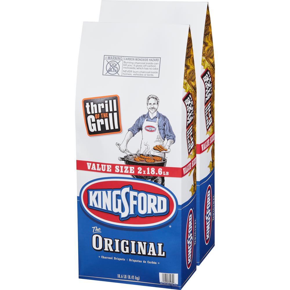2Pack 18.6 Lbs Kingsford Charcoal Briquettes
