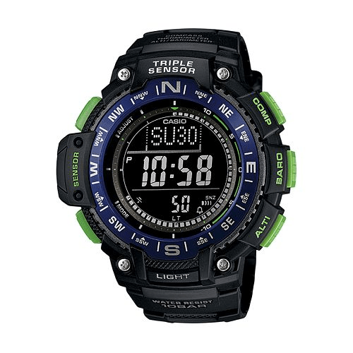 Casio Men's GShock Tough Solar Atomic Digital Chronograph Watch + 10