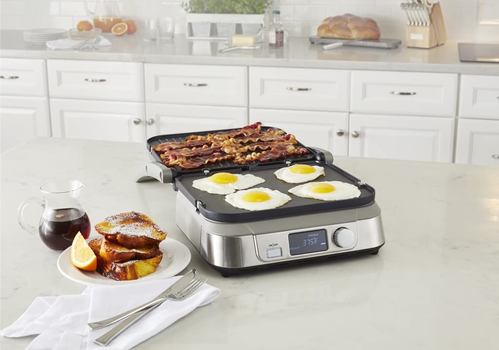 5-in-1 Cuisinart GR-5BP1 Five Electric Griddler (Stainless Steel) $49
