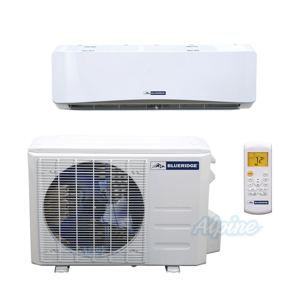 Blueridge 24000BTU Ductless Mini Split WiFi Air Conditioner w/ Heater