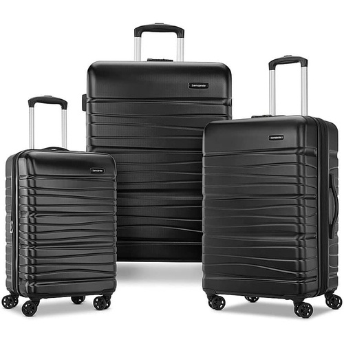 3Piece Samsonite Evolve SE Spinner Hardside Luggage Set (Black, 20"/24