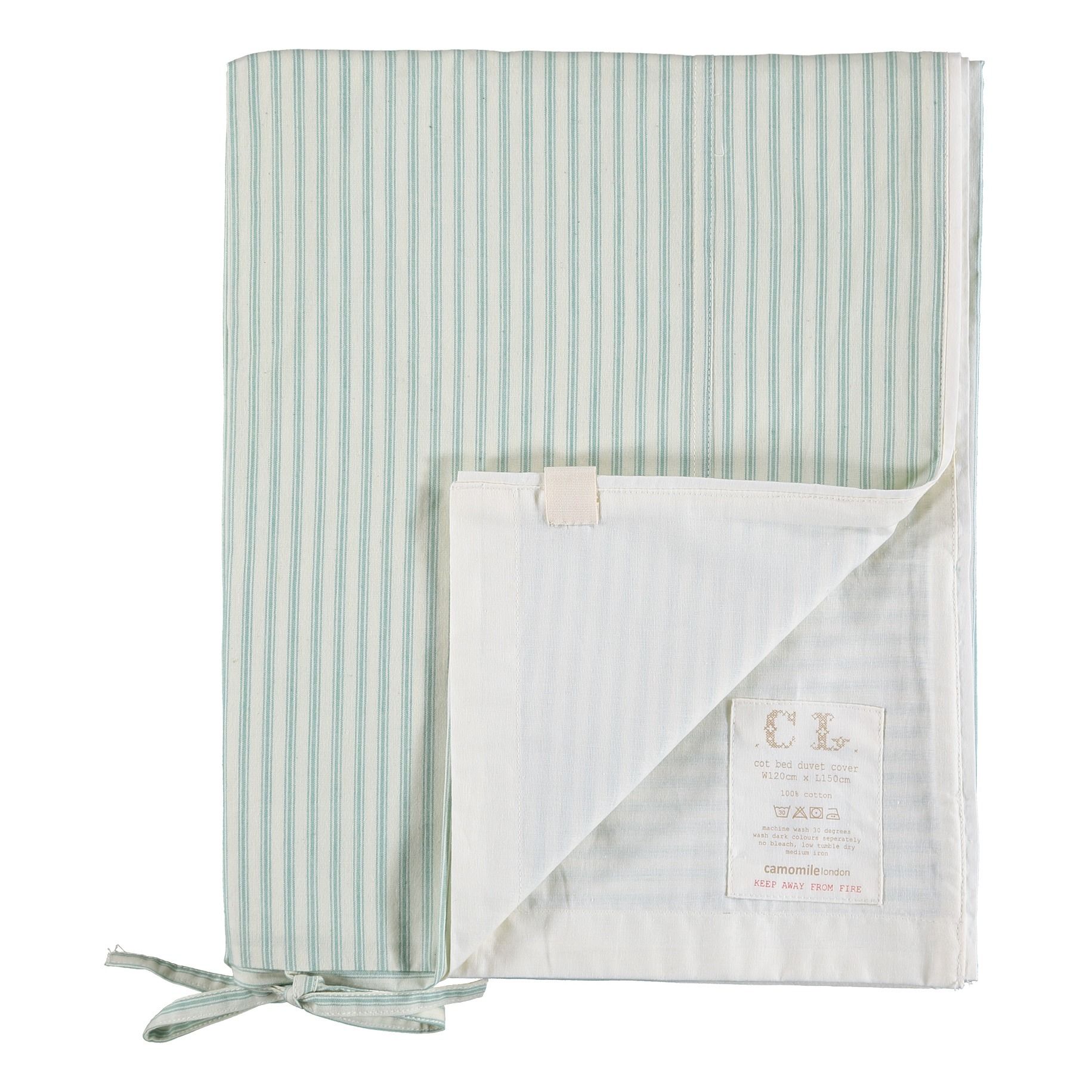 Striped quilt cover Camomile London Design Teen , Baby , Children