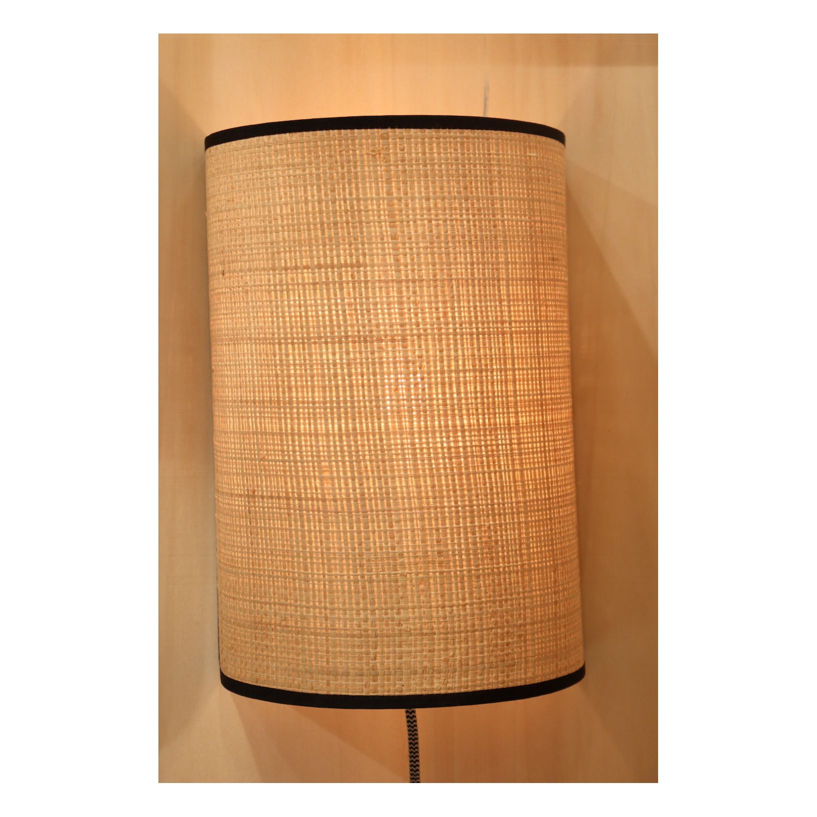 Applique murale en raphia Noir Smallable Home Design Adulte