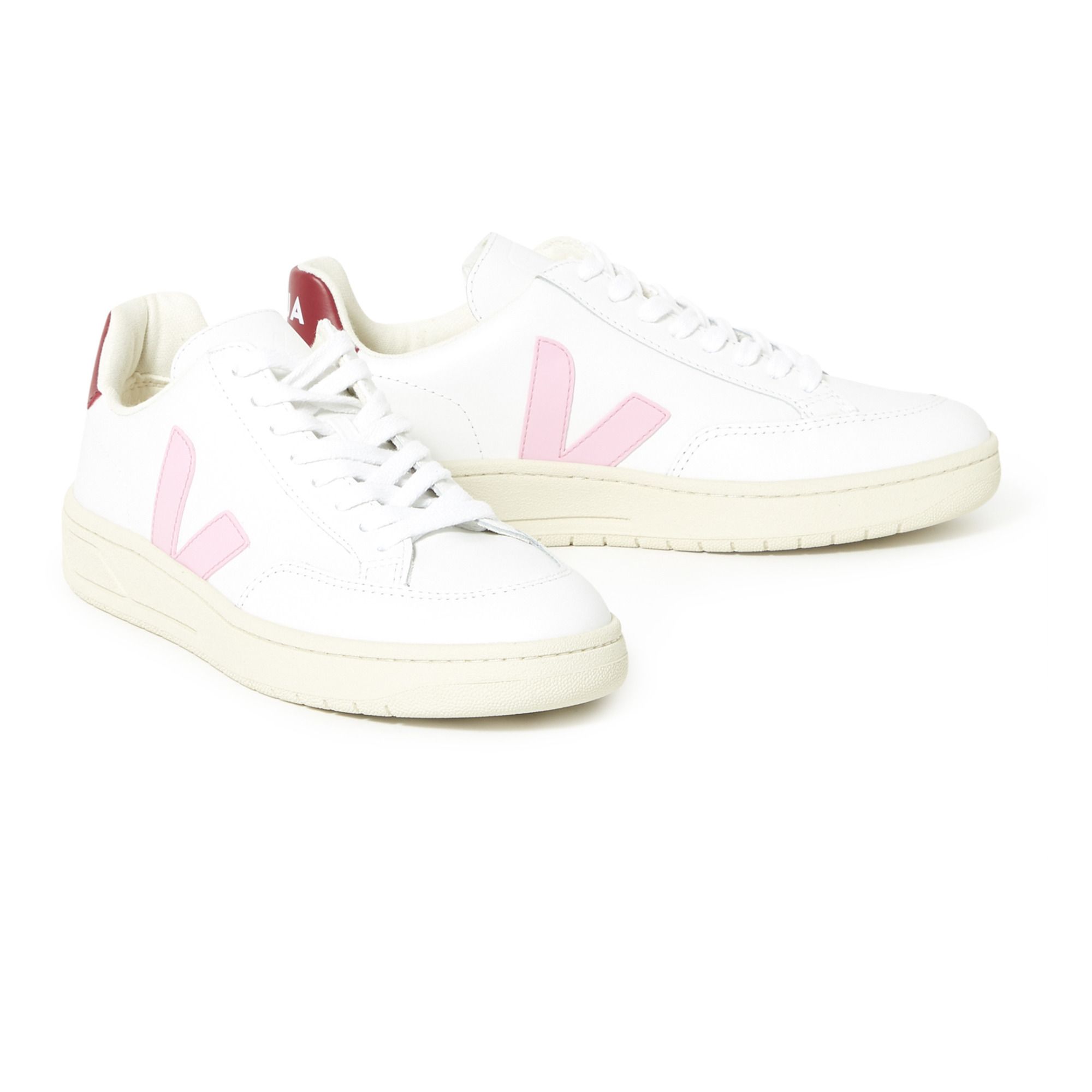 V12 Leather Trainers Pink Veja Shoes Adult
