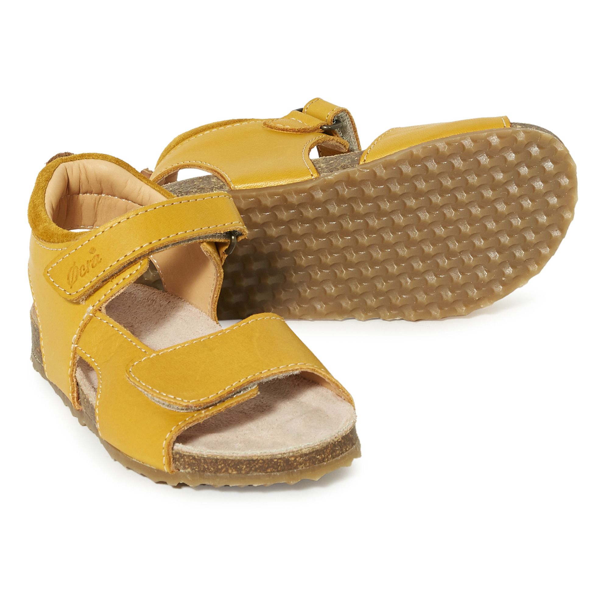Velcro Sandals Mustard Ocra Shoes Children
