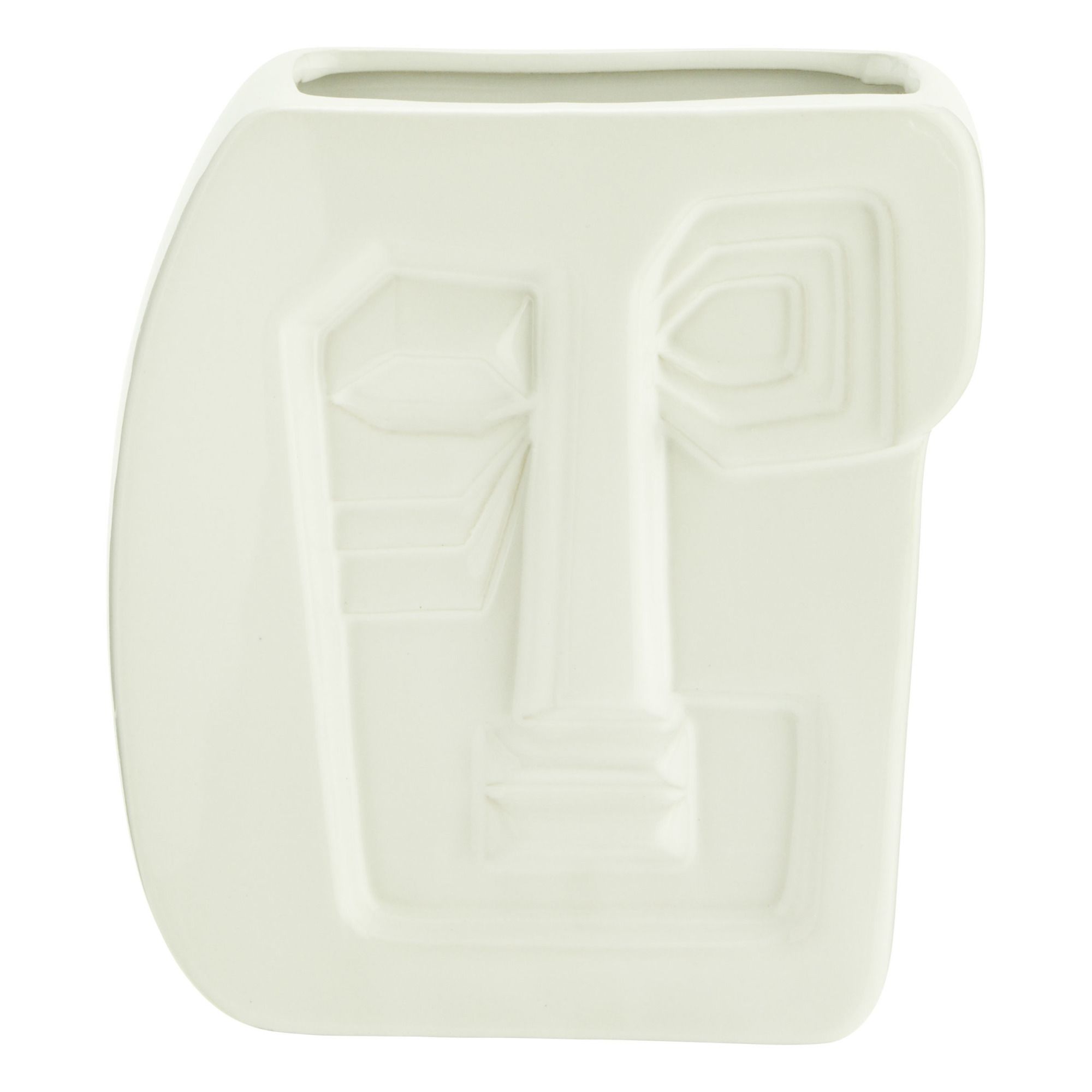 Vase visage Blanc Madam Stoltz Design Adulte