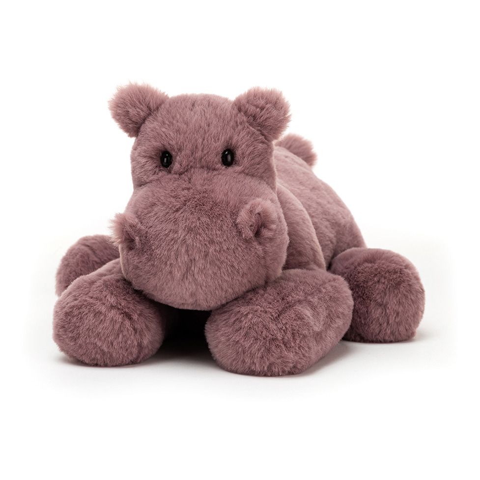 Jellycat Stuffed Hippo Toy Pink Smallable