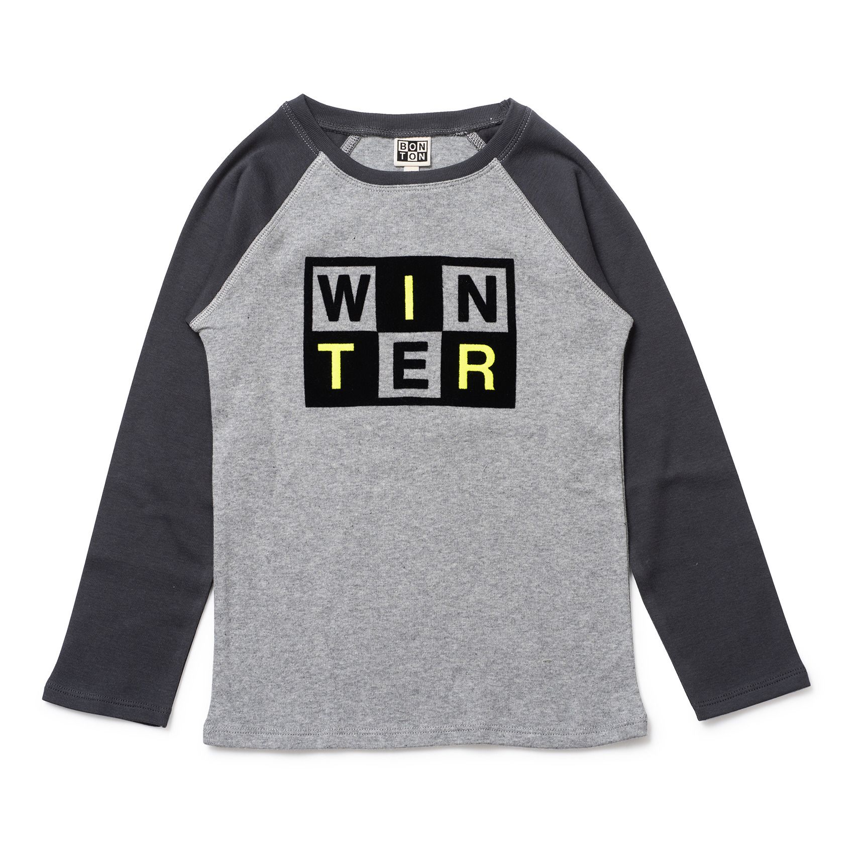 Winter Tshirt Heather grey Bonton Fashion Children