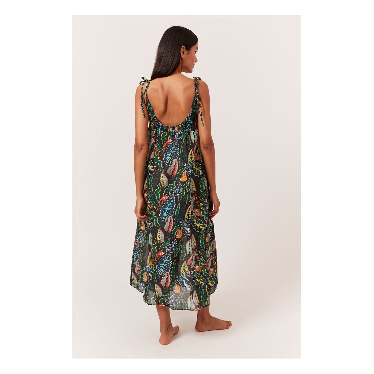 Robe Riley Vert foncé Solid & Striped Mode Adulte