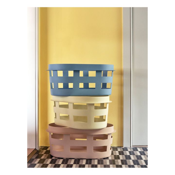 Hay Laundry Basket Pale yellow Smallable