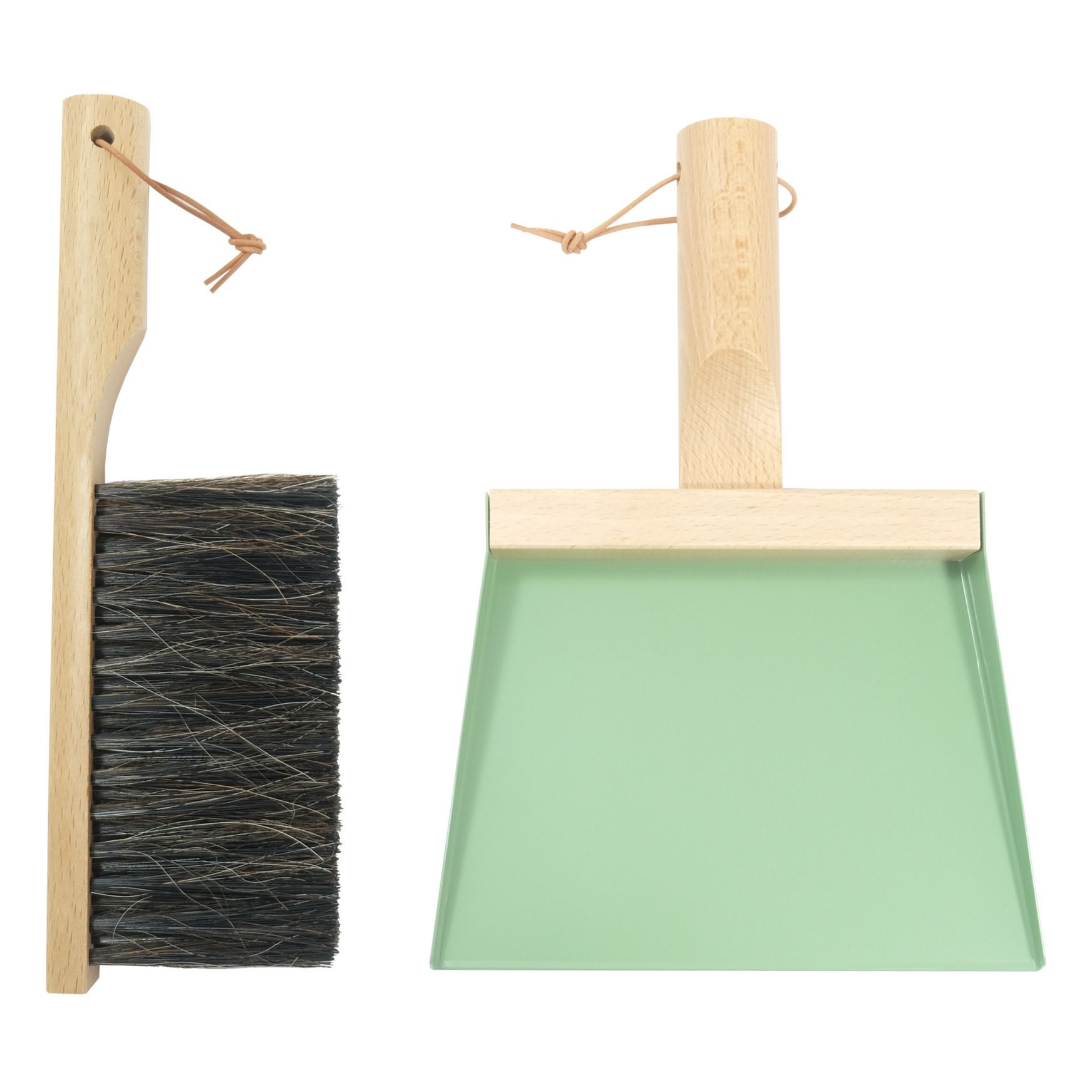Dustpan and Brush Set Clynk Sage Andrée Jardin Design Adult Smallable