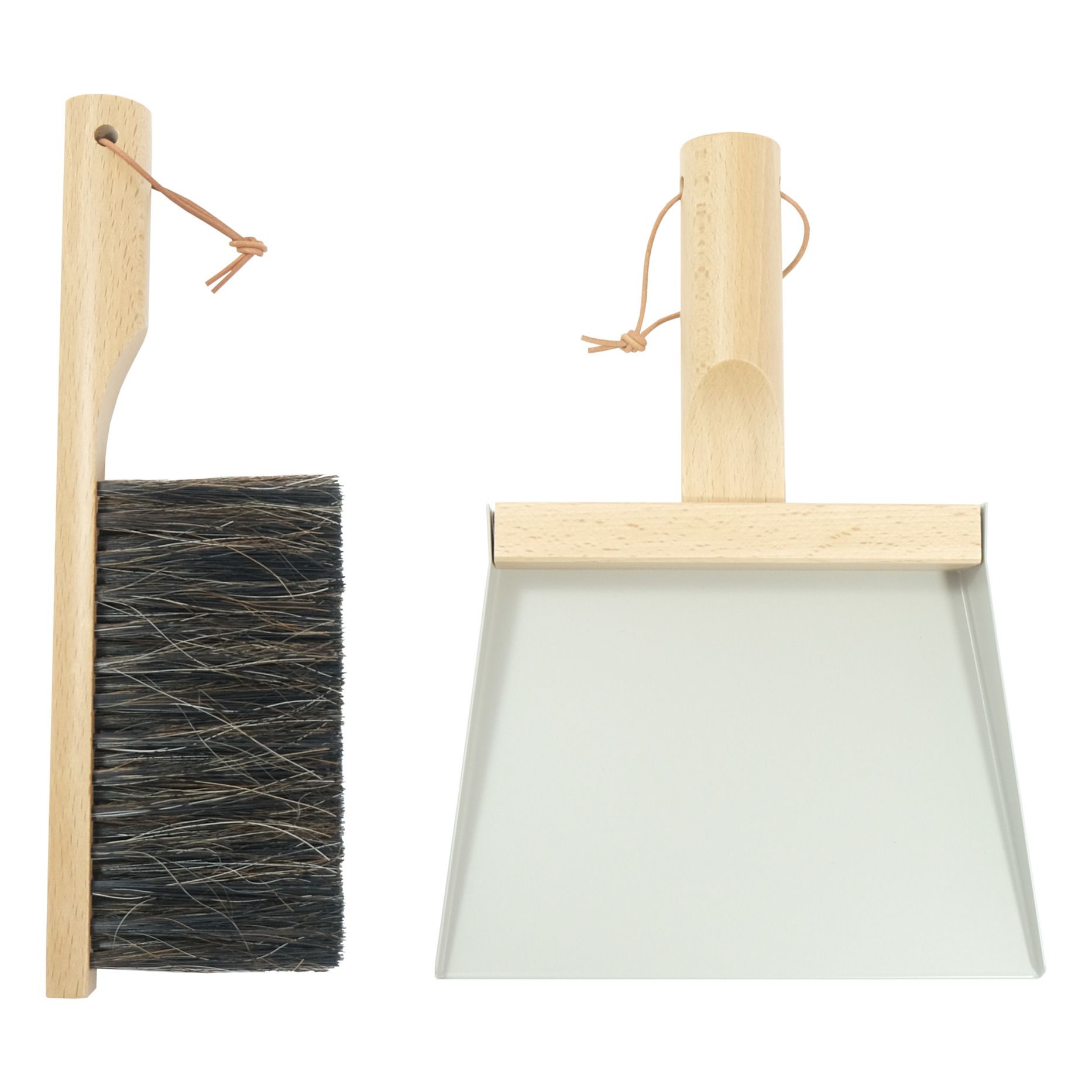 Dustpan and Brush Set Clynk Grey Andrée Jardin Design Adult Smallable