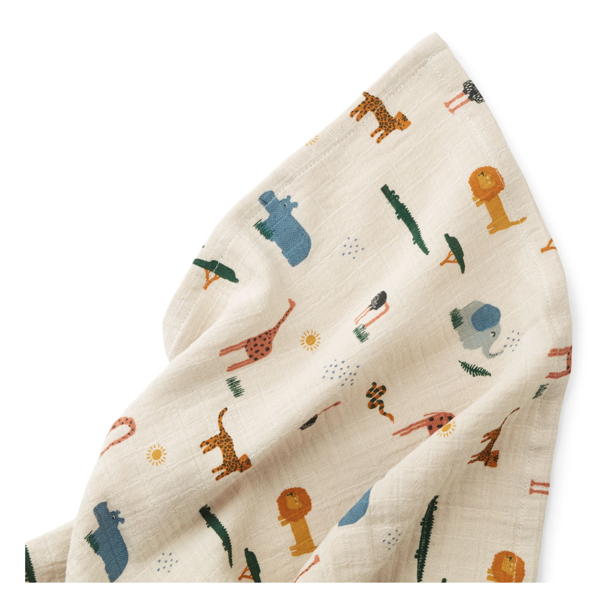 Ben Organic Cotton Swaddling Cloth Sand Liewood Design Baby Smallable