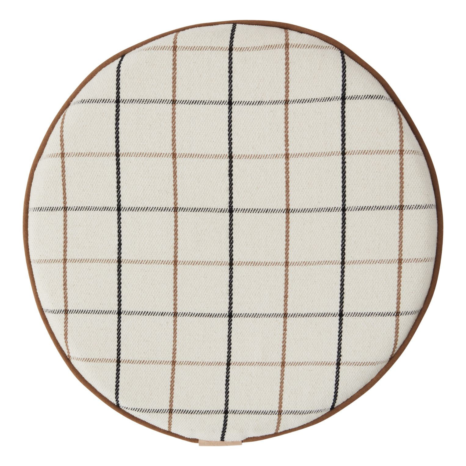 Grid Seat Cushion Off white Oyoy Design Adult Smallable