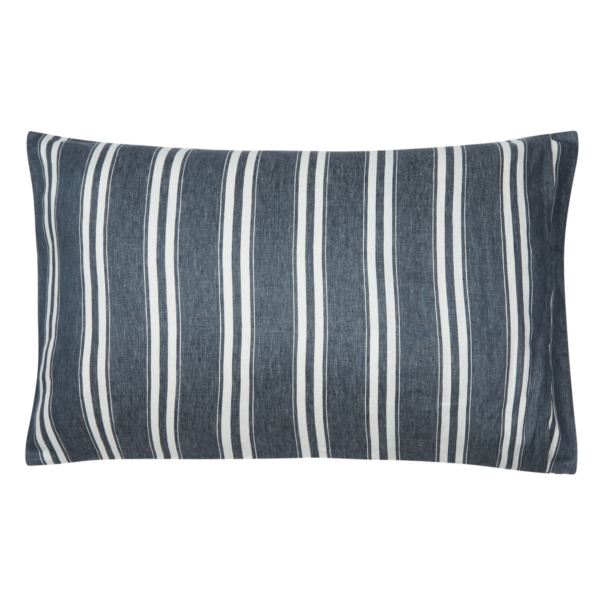 Folkestone Linen Pillowcase Blue Libeco Design Adult