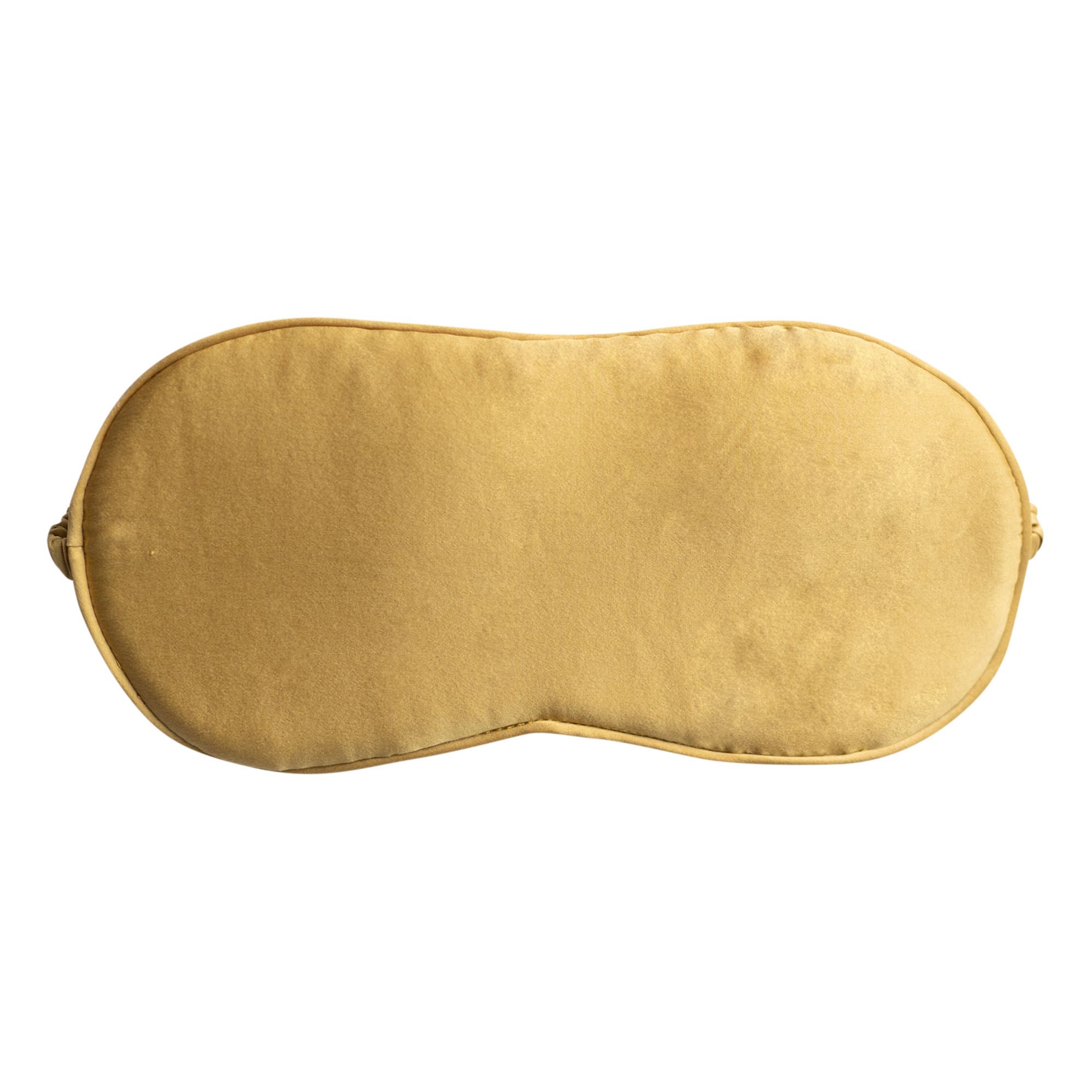 Silk Eye Mask Mustard Nonchalance Fashion Adult Smallable