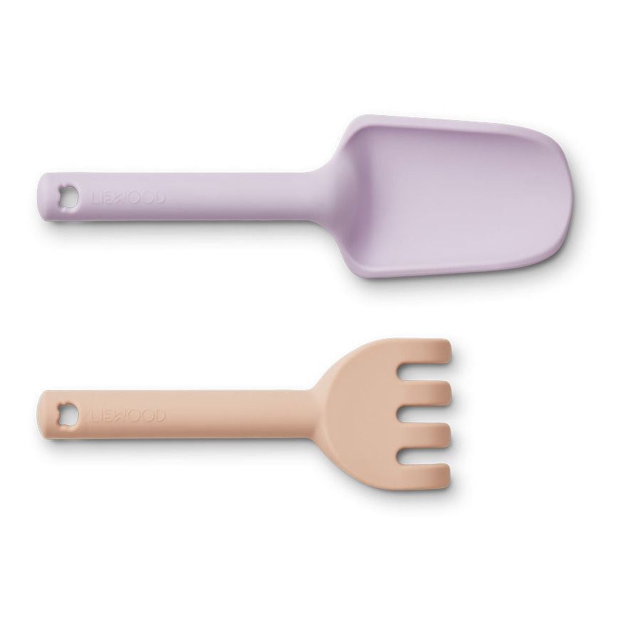 Francy Silicone Shovel and Rake Mauve Liewood Toys and Hobbies Children