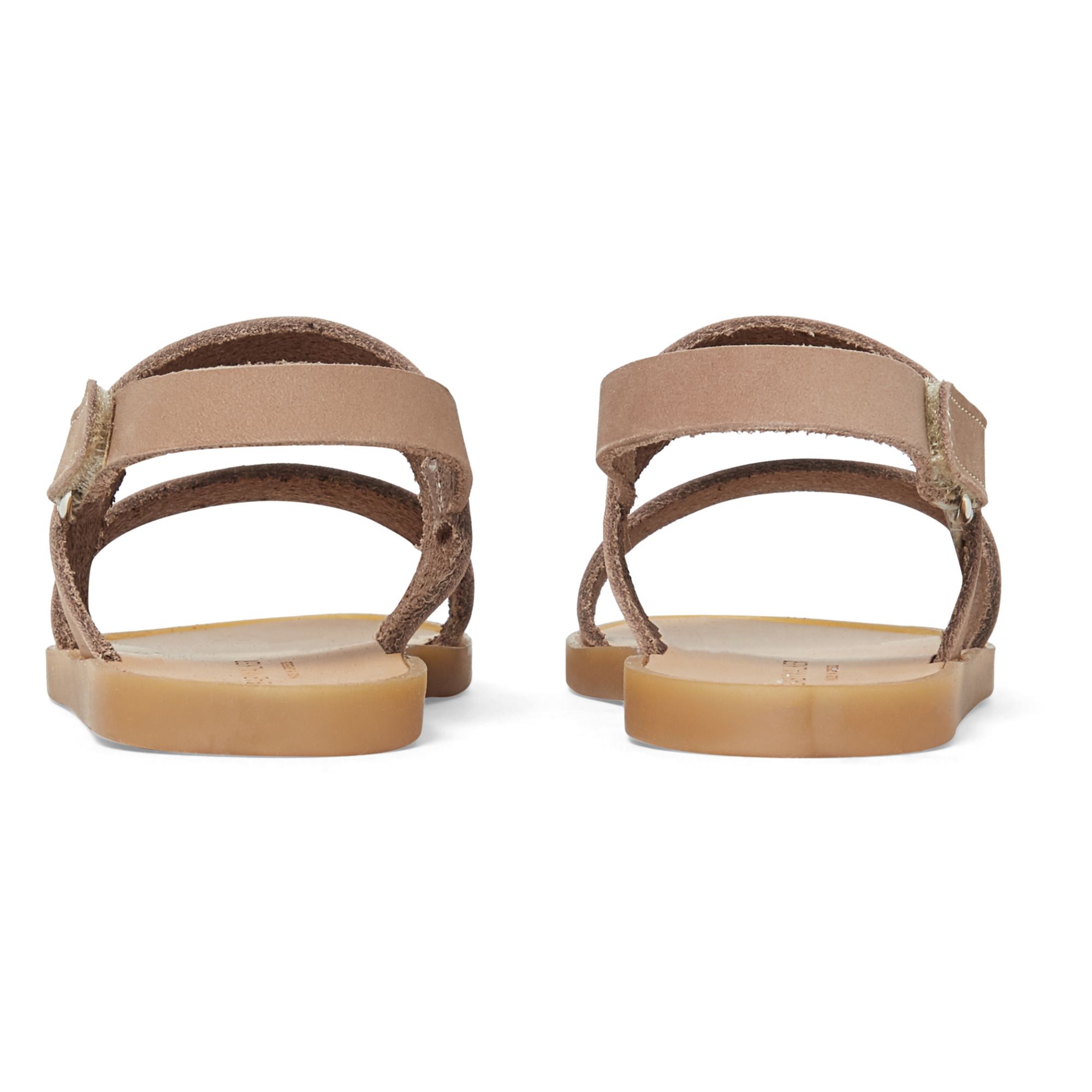 Double Strap Velcro Sandals Beige Babywalker Shoes Baby, Children