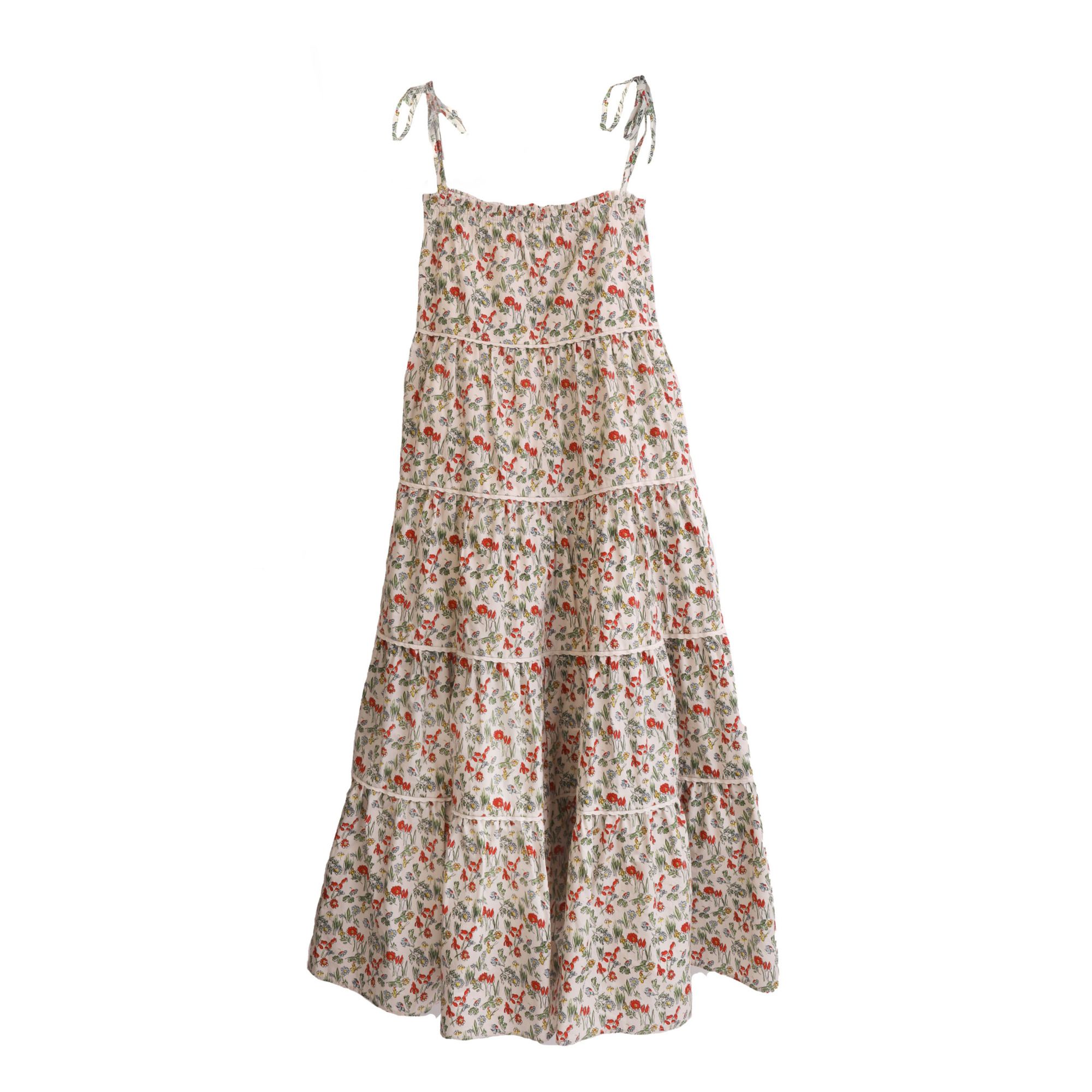 Meadows Aurora Linen Dress Ecru Smallable
