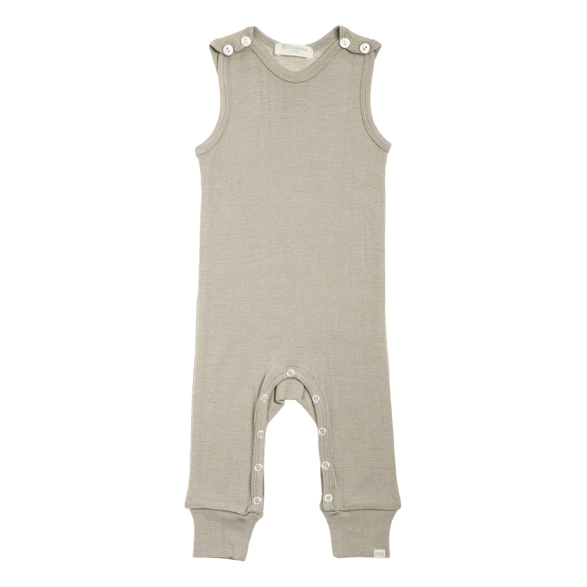 Alke Merino Wool Jumpsuit Sage Minimalisma Fashion Baby