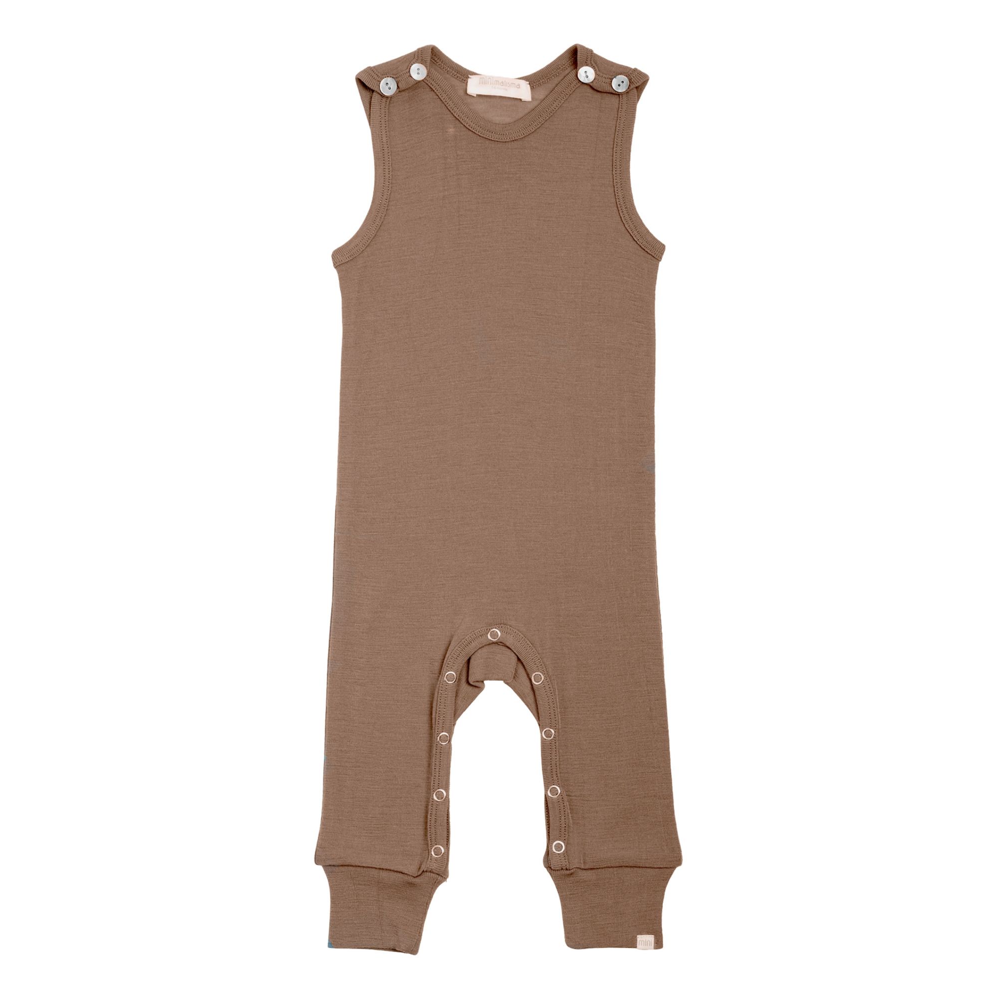 Alke Merino Wool Jumpsuit Camel Minimalisma Fashion Baby