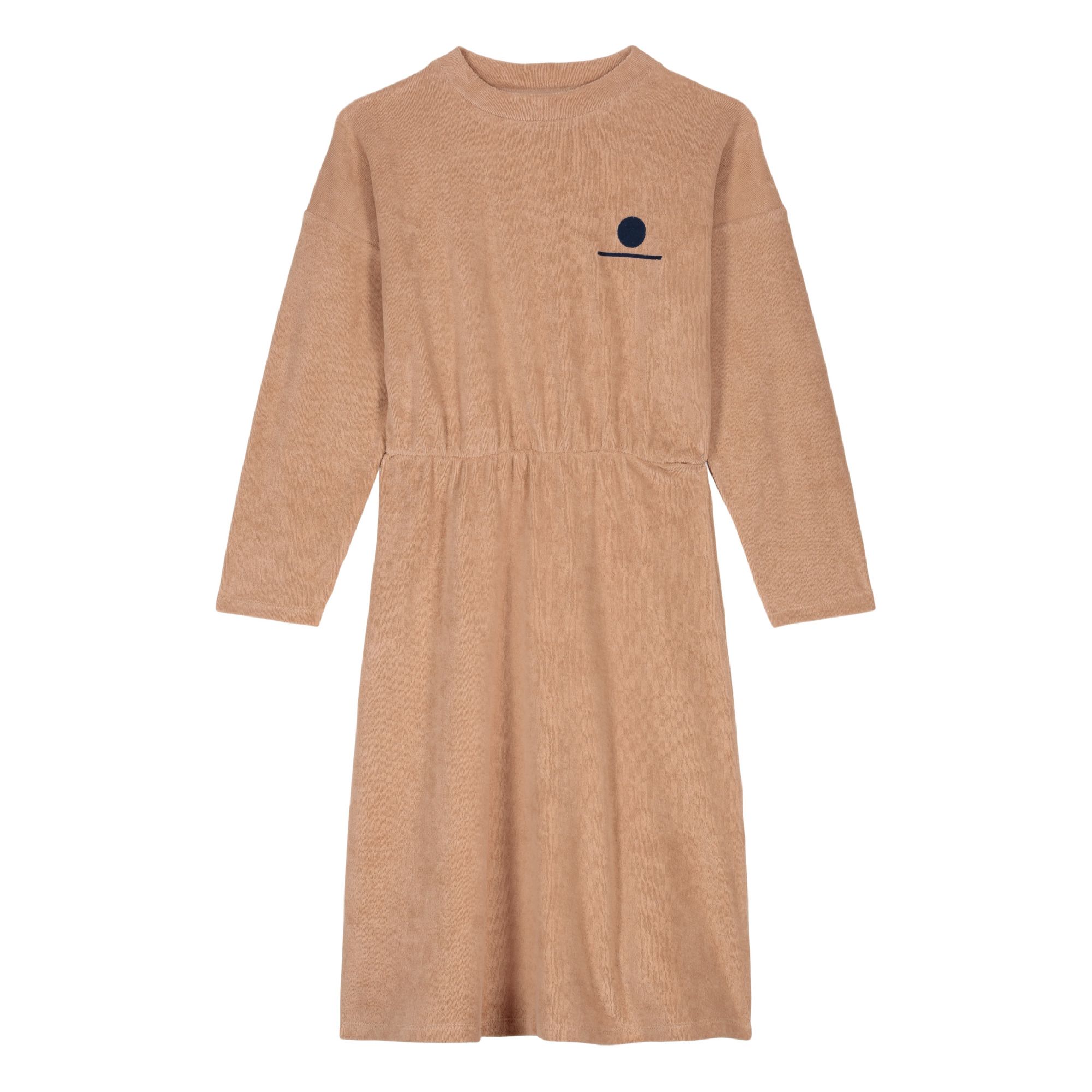 Organic Cotton Terry Cloth Dress Beige We Are Kids Fashion Children