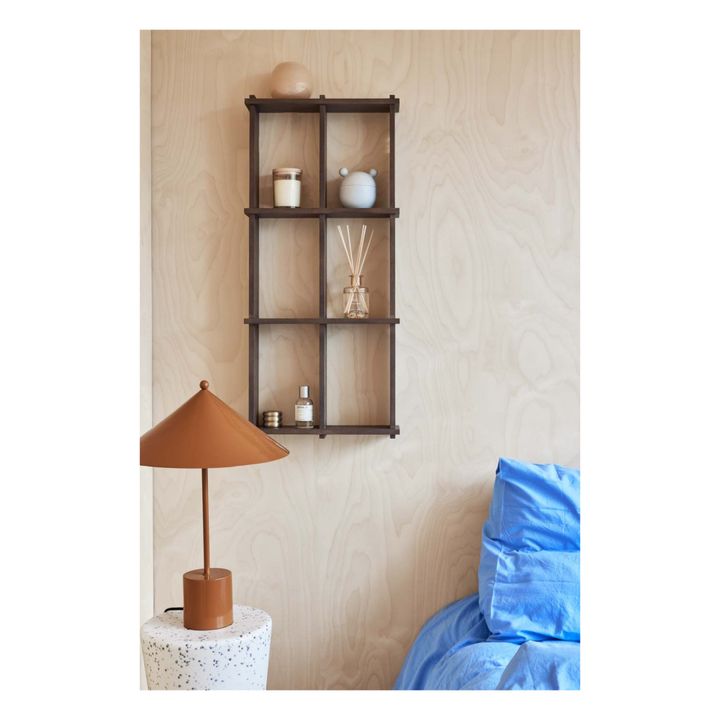 Oyoy Wooden Grid Shelf Smallable