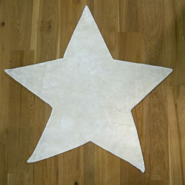 Teppich Stern Weiß Pilepoil Design Kind