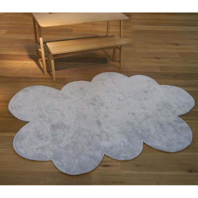 Cloud carpet white White Pilepoil Design Children