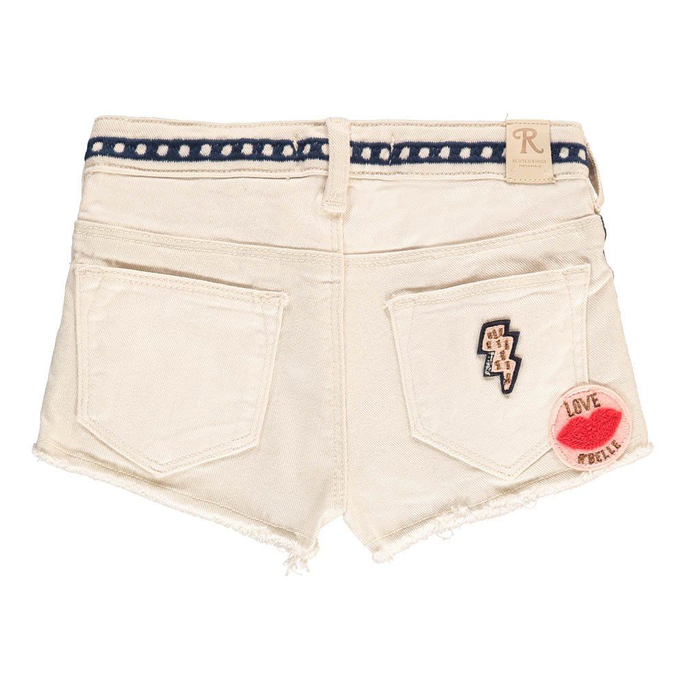 Patchwork Denim Shorts White Scotch & Soda Fashion Teen