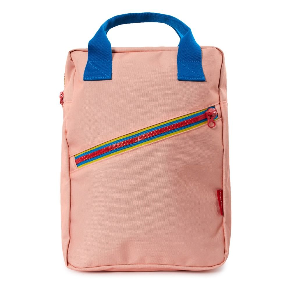 Großer Rucksack recyceltes Plastik Rosa Engel Mode Kind