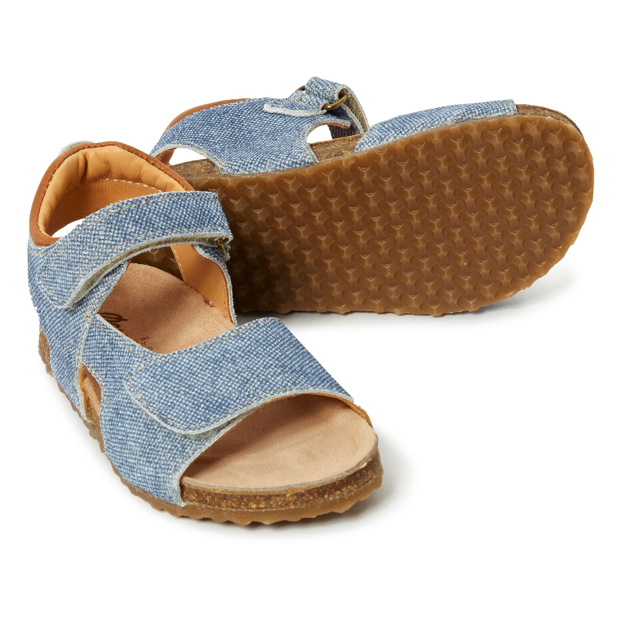 Velcro Sandals Denim blue Ocra Shoes Baby , Children