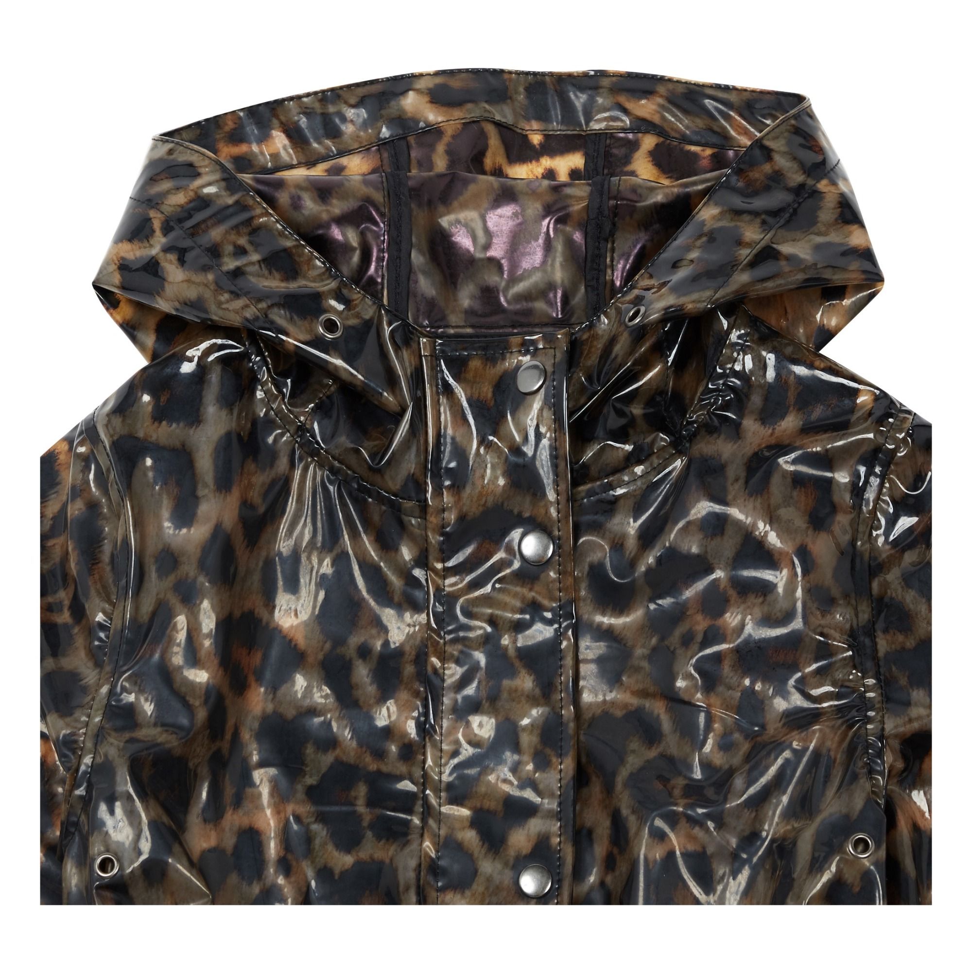 Katy Leopard Raincoat Camel the new society Fashion Teen