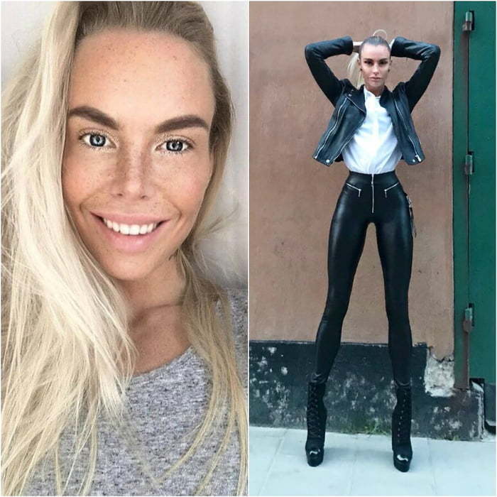 Model 'La Ostergren' Flaunts Her 40 Inch Long Legs