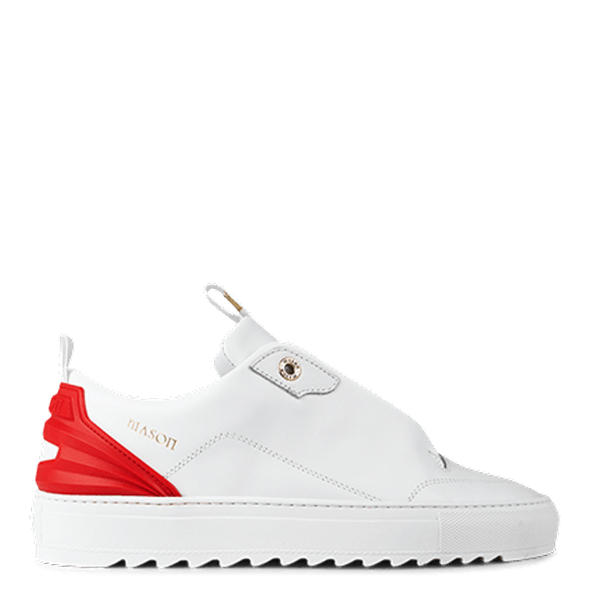 Mason Garments Milano Next Gen Leather White/Red | Fw20-13A | Sneakerjagers