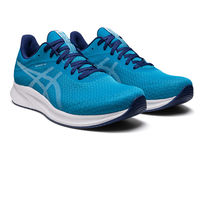 Asics PATRIOT 13 men's Running Trainers in Blue 1011B485402