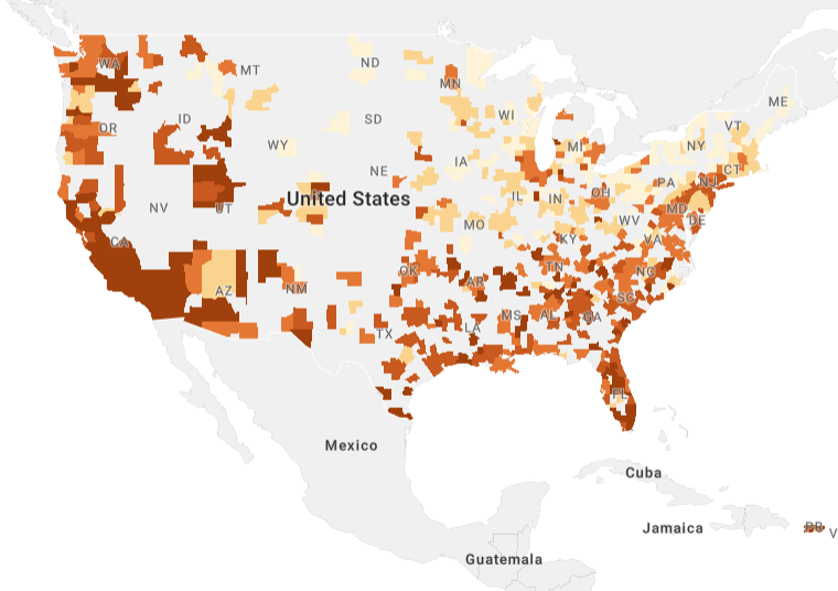 Mapping the Trend How Many Young Adults are Living with Parents in