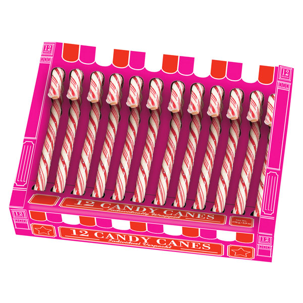 Candy canes (12,8cm12p)144g Solucious