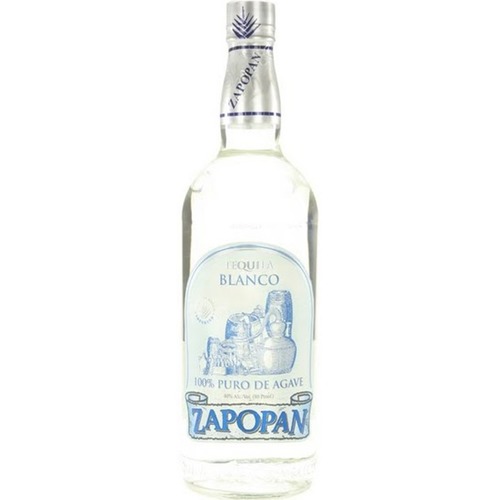 Zapopan 100 Agave Blanco Tequila