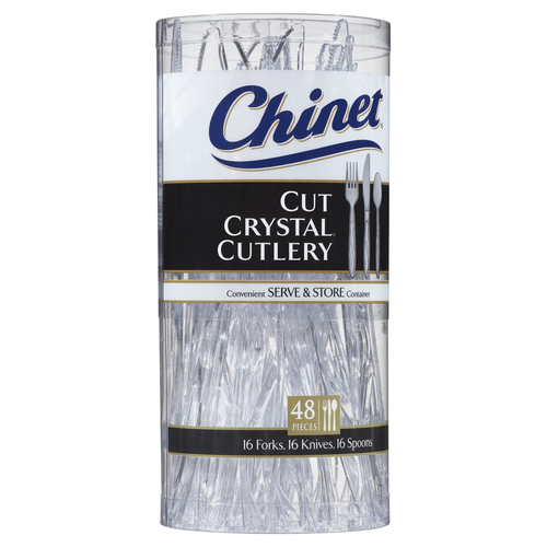 Cut Crystal Cutlery • 48 Count