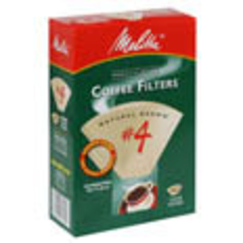 Melitta 4 Brown Coffee Filter • 100 Ct