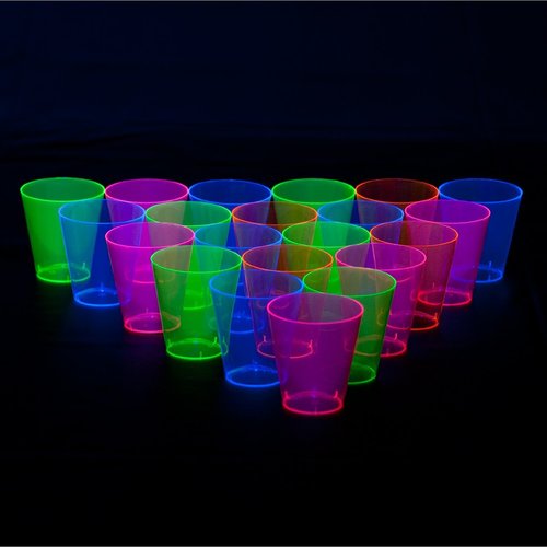 Party Essentials Neon Shot Glass • 2 Ounce 40 Ct