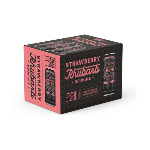 Great Divide Strawberry Rhubarb Sour Ale • 6pk Can