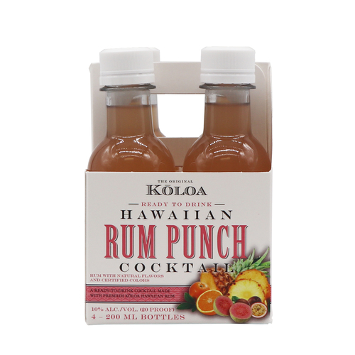 Koloa Hawaiian Cocktails • Rum Punch 4pk200ml