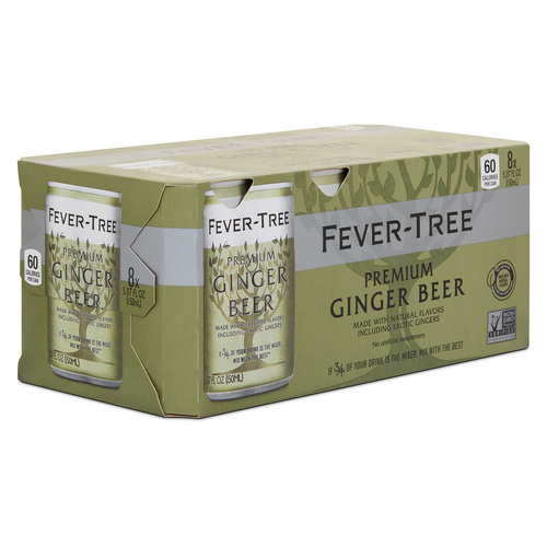 Fever Tree Premium Ginger Beer 8 Pk
